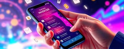 Receba alertas de fatura em tempo real no seu smartphone