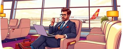Aproveite benefícios como acesso a salas VIP se você viaja com frequência