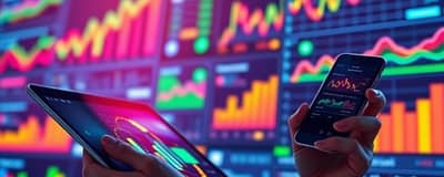 Aplicativos com gráficos interativos mostram sua evolução financeira
