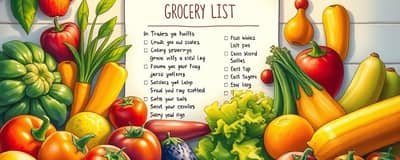Crie listas de compras inteligentes para evitar desperdícios
