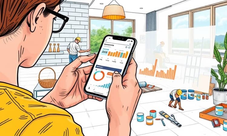 Planeje reformas e acompanhe gastos pelo app
