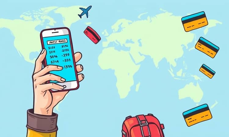 Sincronize gastos de viagens internacionais com apps de câmbio