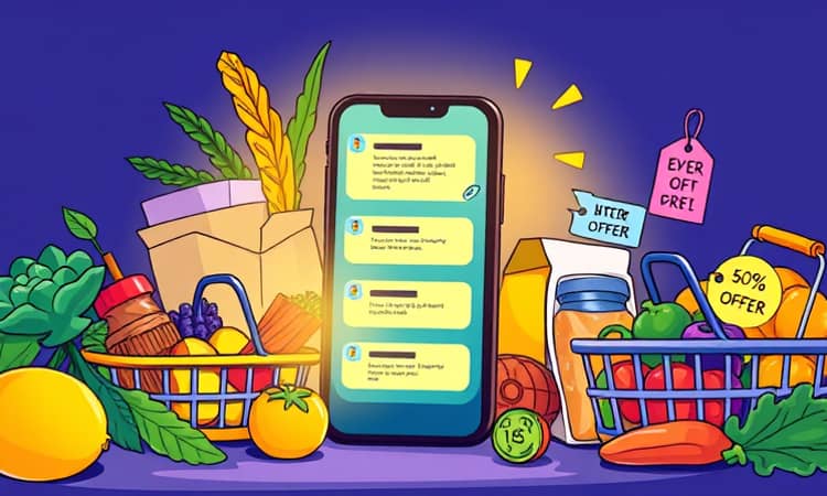 Acompanhe promoções de supermercados via notificações