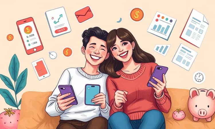 Faça controle financeiro do casal com compartilhamento de contas