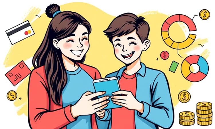 Configure limites personalizados para cartões de filhos adolescentes
