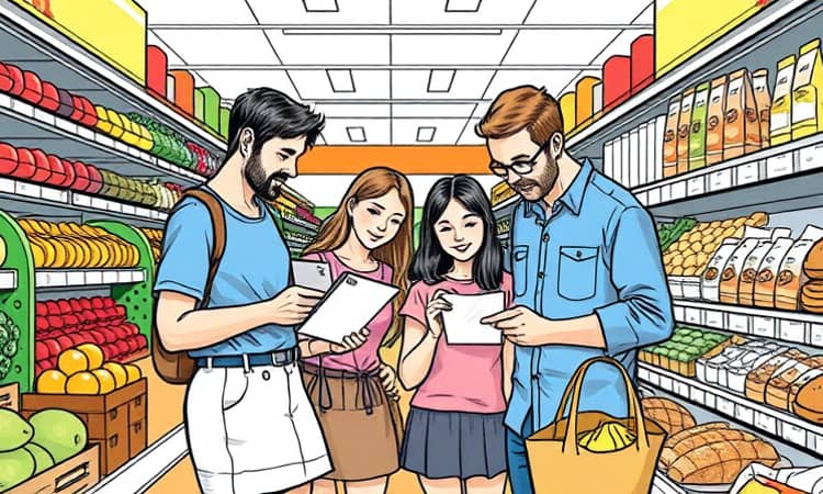 Faça listas antes de comprar para evitar desperdícios