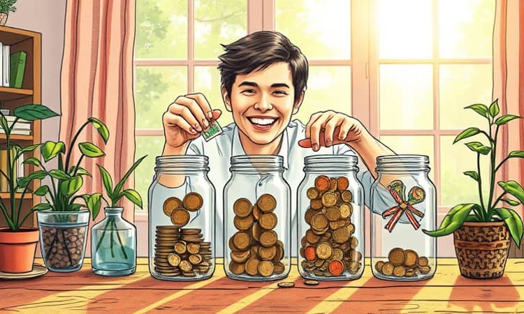 Separe uma quantia fixa assim que receber seu salário