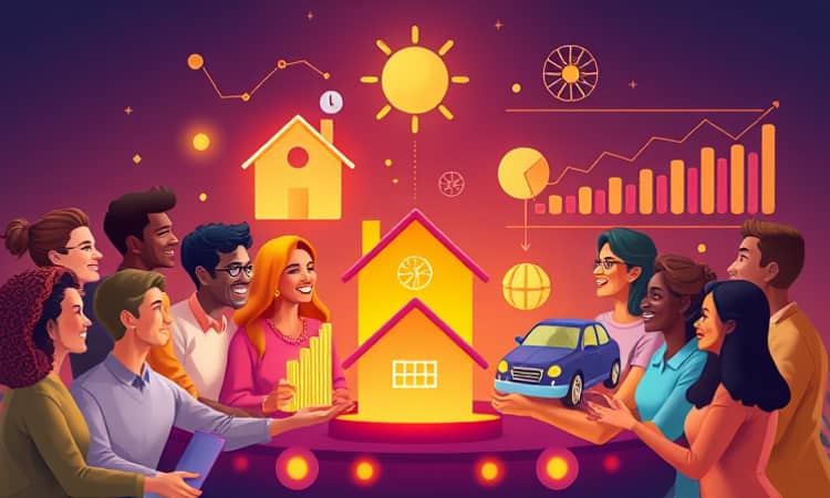 Considere alternativas como consórcio para grandes compras