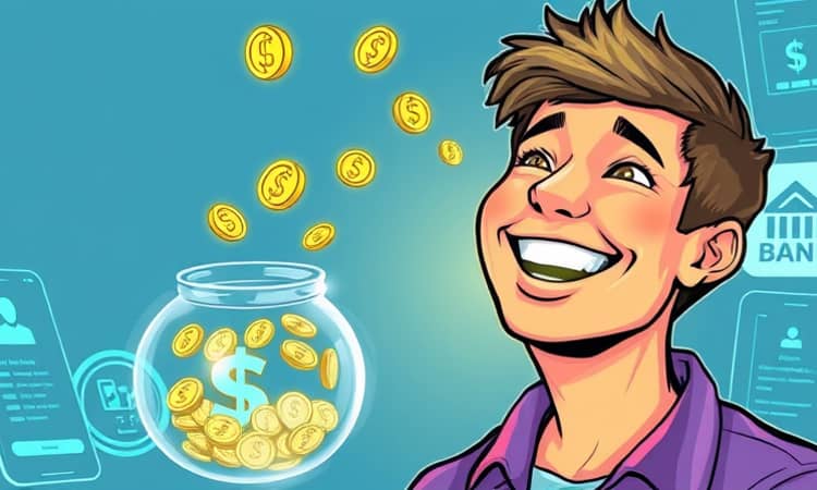 Automatize transferências para poupança todo mês