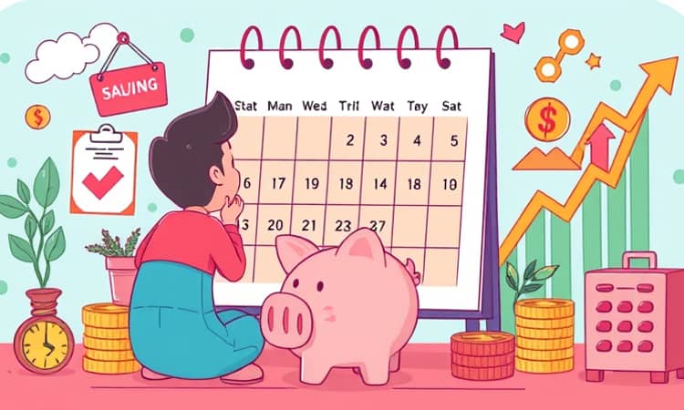Faça revisões mensais para ajustar o valor poupado